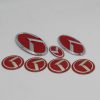 Emblem Logo Kia New Forte YD K3 2014 2015 Warna Merah