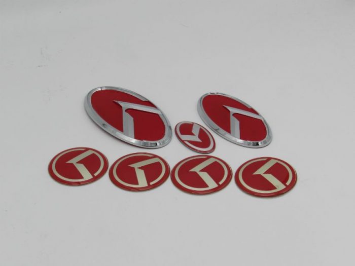 Emblem Logo Kia New Forte YD K3 2014 2015 Warna Merah