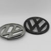 Emblem Logo VW Size 11.2cm Warna Hitam Motif Carbon