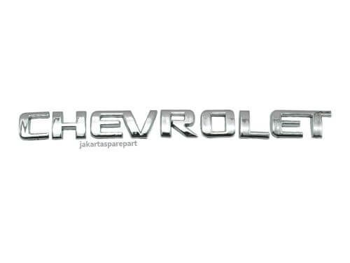 Emblem Tulisan CHEVROLET Ukuran 20x1.8cm