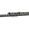 Emblem Tulisan TOYOTA LAND CRUISER Warna Hitam Chrome