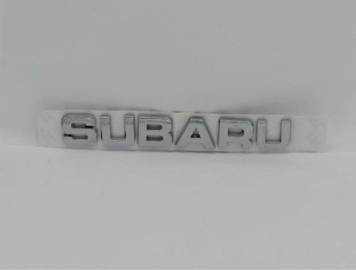 Emblem Tulisan SUBARU Warna Chrome Ukuran 15x2.5cm