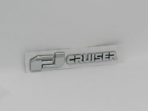 Emblem Tulisan FJ CRUISER Warna Chrome For Toyota