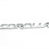 Emblem Tulisan Corolla Ukuran 16.8x1.8cm Warna Chrome Untuk Toyota