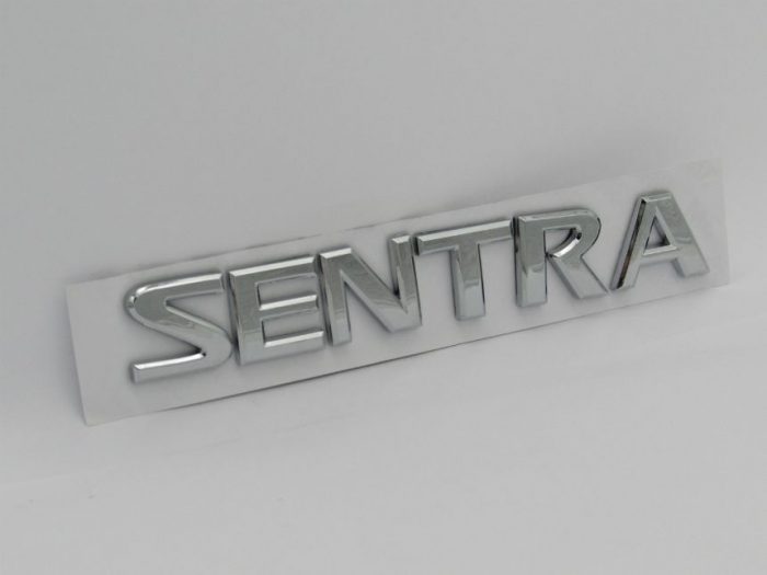 Emblem Tulisan SENTRA Ukuran 18x2.5cm For Nissan