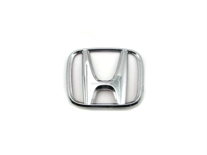 Emblem Logo Honda Warna Chrome Ukuran 11.3x9.4cm