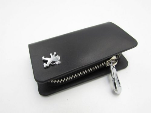 Dompet Kunci STNK Warna Hitam For Peugeot