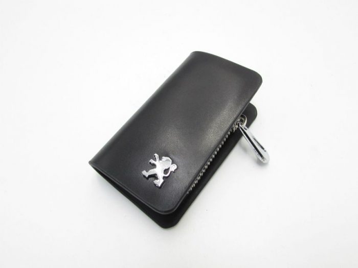 Dompet Kunci STNK Warna Hitam For Peugeot