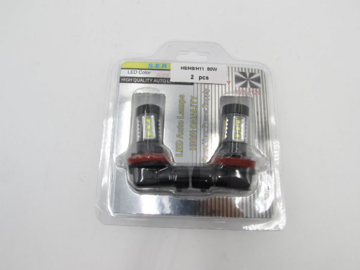 LED Foglamp H8-H9-H11 80W