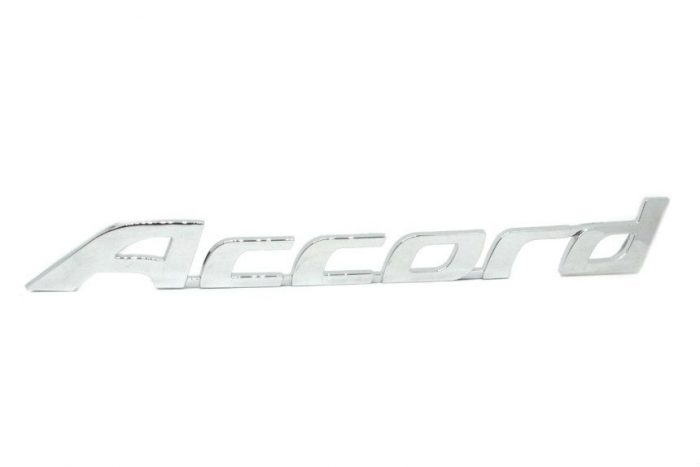 Emblem Tulisan Accord Ukuran 22x2.5cm For Honda