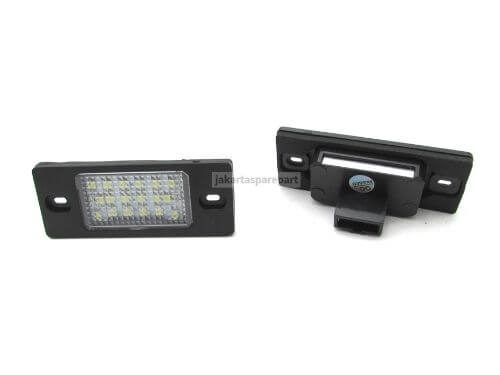 Lampu LED Plat Nomor VW Touareg Tahun 2003-2010, Tiguan, Golf 5D Touring, Passat B5.5 5D Touring