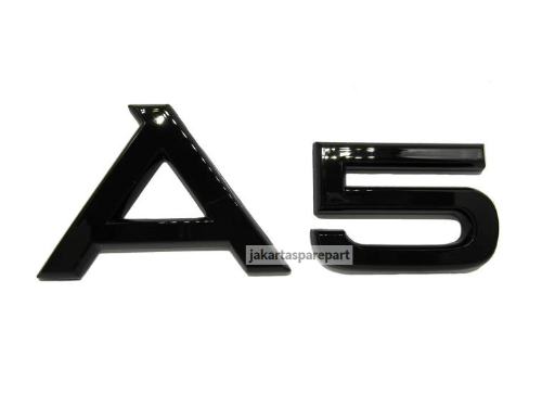 Emblem Angka A5 Glossy Black Untuk Audi