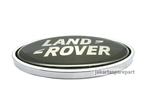 Emblem Logo Land Rover Warna Hijau Ukuran 9x4.5cm