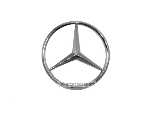Emblem Stir Logo Bintang Mercedes Benz Warna Chrome Ukuran 52mm