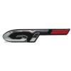 Emblem Tempel GT Warna Chrome Merah Untuk Peugeot
