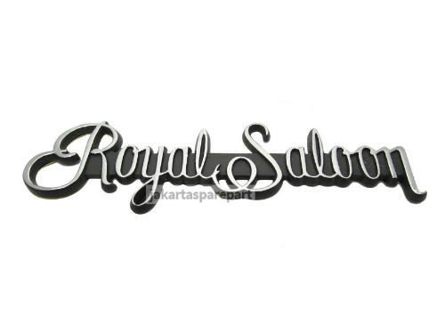 Emblem Tulisan Royal Saloon Model Baru Ukuran 18.5x4.5cm