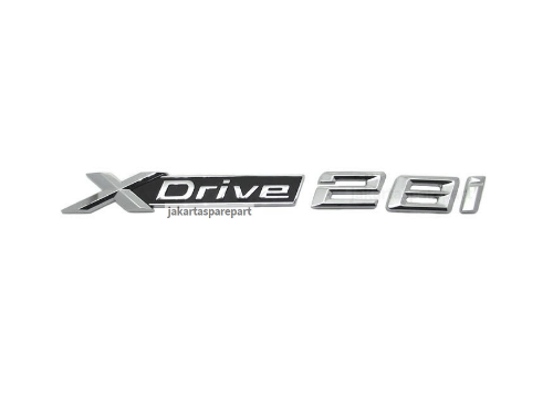 Emblem Angka X Drive 28i Chrome