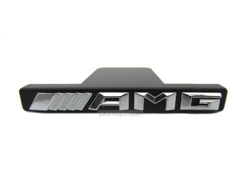 Emblem Grill AMG Warna Tulisan Chrome