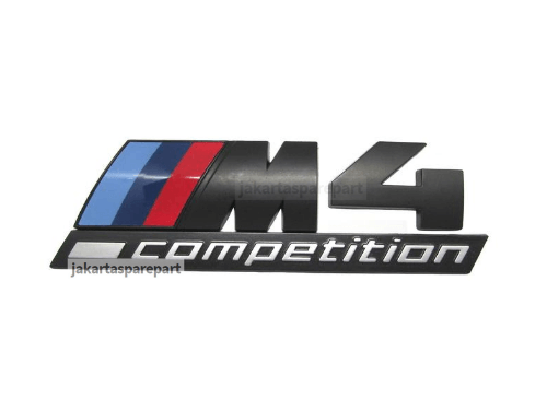 Emblem Tempel ///M4 Competition Warna Matte Black Ukuran 11.6x2.5cm