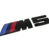Emblem Tempel ///M5 Warna Glossy Black Ukuran 11.5x2.5cm