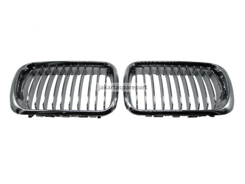 Grill BMW E36 Facelift Tahun 1997-1998 Warna Full Chrome