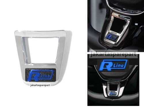 Dekorasi Steer R Line Biru Untuk VW