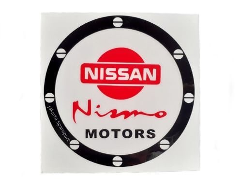 Sticker NISSAN Nismo MOTORS Warna Hitam Merah