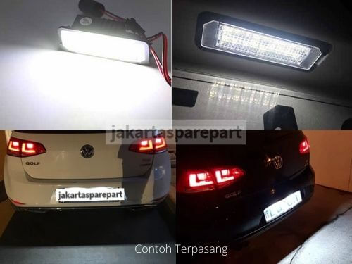 Lampu LED Plat Nomor VW Golf 5, Golf 6, Porsche Cayenne Tahun 2011 - 2013