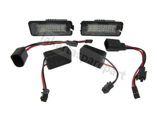 Lampu LED Plat Nomor VW Golf 5, Golf 6, Porsche Cayenne Tahun 2011 - 2013