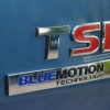 Emblem Tulisan TSI Warna Chrome Merah Untuk VW