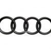 Emblem Logo Audi Warna Hitam Ukuran 17.8x5.8cm