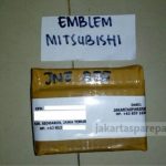 Emblem Logo Mitsubishi Tiga Berlian Warna Silver Ukuran 3.2×2.8cm