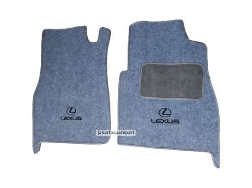 Karpet Toyota Lexus LX 470 Tahun 2002 Bahan Beludru Super Warna Abu-Abu - 3 Baris Sampai Bagasi