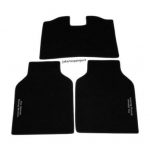 Karpet BMW Seri 7 E38 Bahan Beludru Super Warna Hitam Logo Tulisan The Ultimate Driving Machine - 2 Baris