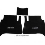 Karpet BMW Seri X5 E53 Bahan Beludru Premium Warna Hitam Logo Tulisan X5 E53 - Sampai Bagasi