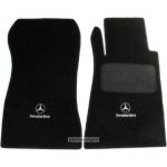 Karpet Mercedes Benz C-Class W202 Bahan Beludru Super Warna Hitam Logo Bintang Mercedes Benz - Sampai Bagasi