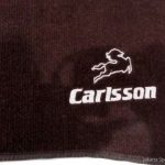 Karpet Mercedes Benz C-Class W203 Bahan Beludru Premium Warna Coklat Tua Logo Carlsson - 2 Baris