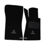 Karpet Mercedes Benz C-Class W203 Bahan Beludru Super Warna Hitam Logo Bintang Mercedes Benz - 2 Baris