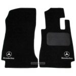 Karpet Mercedes Benz C-Class W204 Bahan Beludru Premium Warna Hitam Logo Bintang Mercedes Benz - 2 Baris