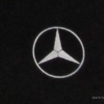 Karpet Mercedes Benz C-Class W204 Bahan Beludru Super Warna Hitam Logo Bintang (Tanpa Tulisan) - 2 Baris