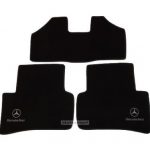 Karpet Mercedes Benz C-Class W204 C200 Non Bahan Beludru Super Warna Hitam Logo Bintang Mercedes Benz - Sampai Bagasi