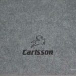 Karpet Mercedes Benz S-Class W140 Bahan Beludru Premium Warna Abu-Abu Logo Carlsson - 2 Baris