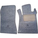 Karpet Mercedes Benz S-Class W140 Bahan Beludru Super Warna Abu-Abu Logo Bintang Tulisan Mercedes Benz - Sampai Bagasi