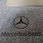 Karpet Mercedes Benz S-Class W140 Bahan Beludru Super Warna Abu-Abu Logo Bintang Tulisan Mercedes Benz - Sampai Bagasi