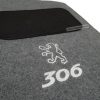 Karpet Peugeot 306 Bahan Beludru Super Warna Abu-Abu Logo Singa 306