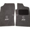Karpet Peugeot 306 Bahan Beludru Super Warna Abu-Abu Logo Singa 306