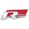 Emblem Tempel R Line Warna Merah Chrome