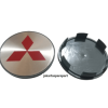 Dop Velg Mitsubishi Ukuran 68mm Warna Chrome Merah
