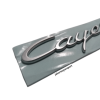 Emblem Tulisan Cayenne S Warna Satin Chrome Ukuran 23.5cm x 2.5cm