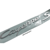Emblem Tulisan Cayenne S Warna Satin Chrome Ukuran 23.5cm x 2.5cm